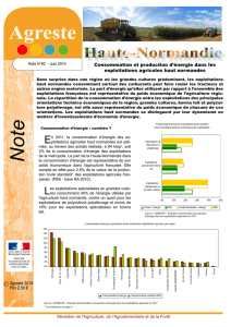 Consommation et production d`énergie dans les