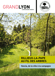 Au fil des arbres à Rillieux-la-Pape. Vancia, de la ville