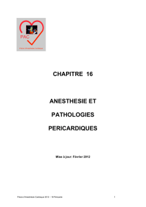 Chapitre 16 - Précis d`anesthésie cardiaque