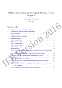 Un PER sur la similitude qui débute par le théorème de