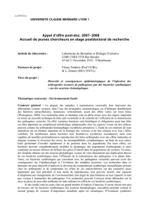 Post doc - UMR CNRS 5558 Laboratoire de Biométrie et Biologie