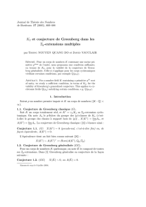 K2 et conjecture de Greenberg dans les Zp-extensions