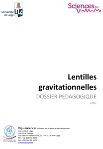 Lentilles gravitationnelles