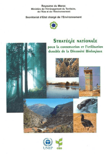 Stratégie Nationale sur la Biodiversité
