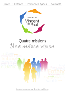 Enfance - Fondation Vincent de Paul