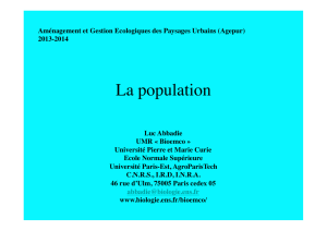 Agepur ecologie 4 Population 2013