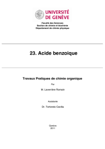 TP1 - 23 Acide benzoique