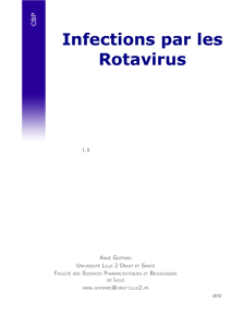 Infections par les Rotavirus - Pôle de Biologie Pathologie Génétique