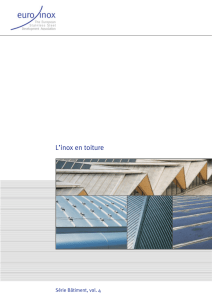L`inox en toiture - International Stainless Steel Forum