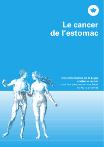 Le cancer de l`estomac