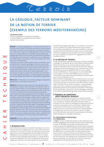 Terroir - Union des oenologues de France