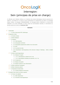 Interregion: Sein (principes de prise en charge)