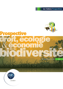 Prospective Droit, écologie et économie de la biodiversité