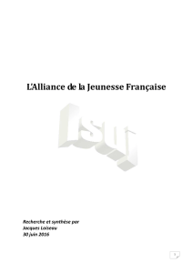 L`Alliance de la Jeunesse Française