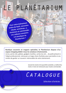 Catalogue - Planétarium de Vaulx-En
