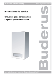 Chaudière gaz à condensation Logamax plus GB132-24