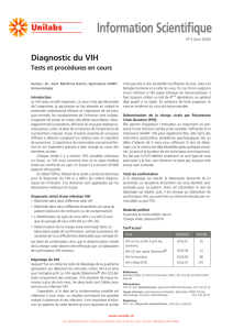 Diagnostic du VIH