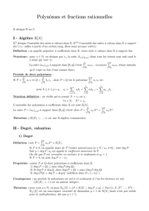 Polynômes et fractions rationnelles en MPSI