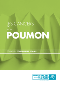 Brochure Cancers du poumon