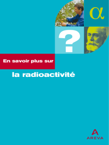 la radioactivité - Saskatchewan Mining Association