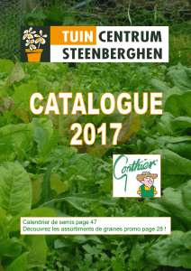 catalogue 2017 FR website - Tuincentrum Steenberghen