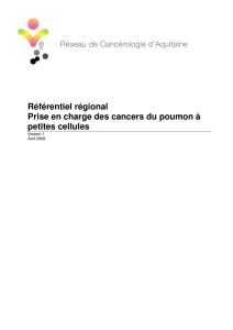référentiel poumon à PC - Réseau de Cancérologie d`Aquitaine