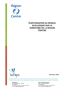 rapport Etude corridor - Région Centre