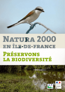 La plaquette Natura 2000 en Ile-de-France