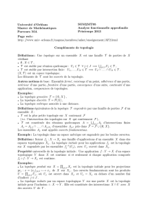 Université d`Orléans Master de Mathématiques Parcours MA