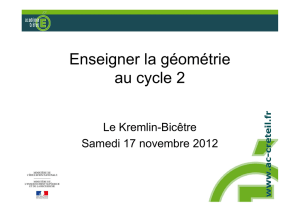 Géométrie au cycle 2 - ia94.ac