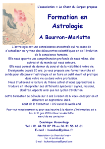 Affiche A3 Astrologie week-end 2014 - Bourron