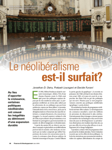 Le néolibéralisme est-il surfait?
