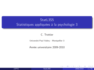 StatL3S5 Statistiques appliquées à la psychologie 3