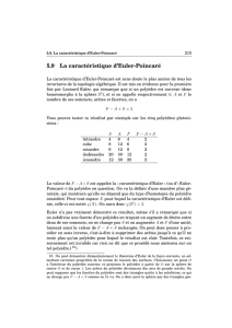 5.9 La caractéristique d`Euler