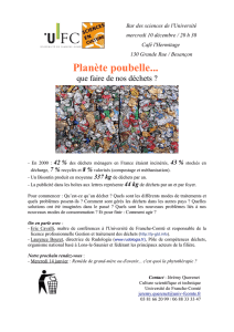 Planète poubelle... - Science en culture - Université de Franche