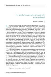 La fracture numérique peut-elle être réduite?