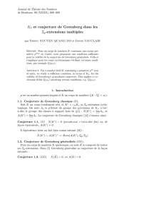 K2 et conjecture de Greenberg dans les Zp