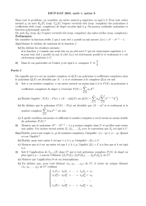 Mathematiques I - 2003 - Classe Prepa HEC (ECS)