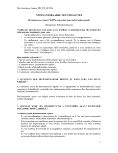 Beclometasone Apotex_PIL_FR_08/2014 NOTICE