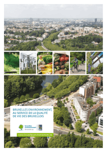 Bruxelles Environnement, au service de la qualité de vie