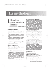 La mythologie - Hachette