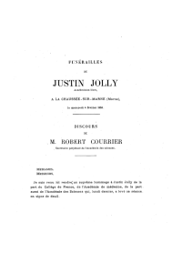 Justin JOLLY - Académie des sciences