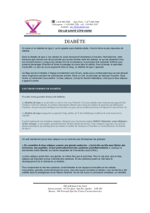 diabète - Éki-Lib Santé Côte-Nord