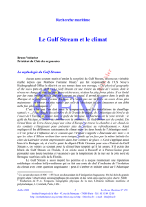 Le Gulf Stream et le climat - Institut Français de la Mer