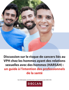 Discussion sur le risque de cancers liés au VPH chez les