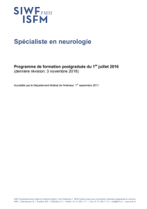 Spécialiste en neurologie