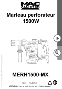 MERH1500-MX Marteau perforateur 1500W