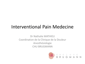 Interventional Pain Medecine