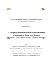 Conception et optimisation de circuits électroniques