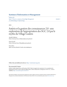 Astérix et la gestion des connaissances 2.0